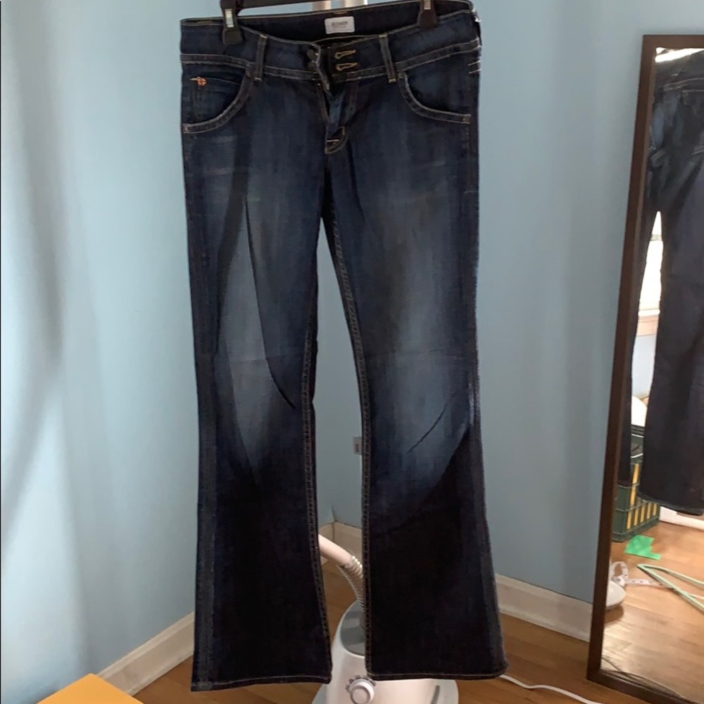 Hudson dark wash denim